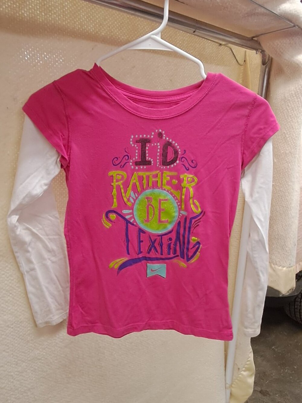 "I'd Rather be Texting" Long sleeve Tshirt